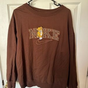Nike Brown Graphic Sweatshirt